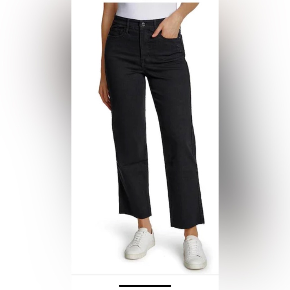 Social Standard black crop denim